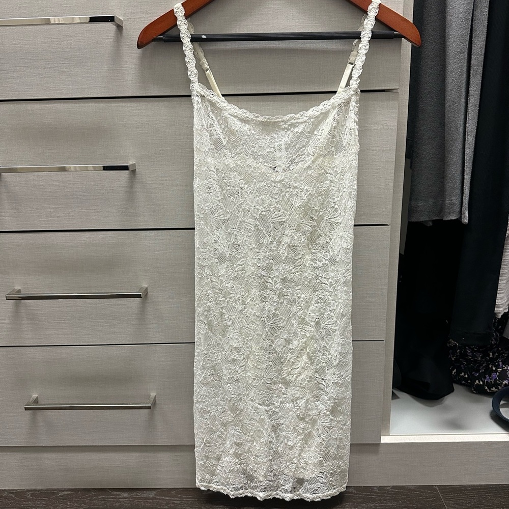 Cosabella Foxie Lace Chemise in White